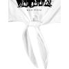imageAvanova Women Graphic Tee Tie Front Short Sleeve Crop Top Oversized T ShirtWhite Ww