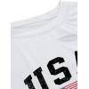 imageAvanova Women Tie Dye Graphic Ripped Tee Shirt Oversized Short Sleeve Distressed Crop TopWhite Y6