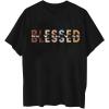 imageAvanova Women Tigers Graphic Oversized Tee Top Short Sleeve Loose Crewneck Summer TShirtBlack