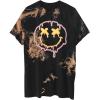 imageAvanova Women Tigers Graphic Oversized Tee Top Short Sleeve Loose Crewneck Summer TShirtTie Dye Brown W