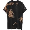 imageAvanova Women Tigers Graphic Oversized Tee Top Short Sleeve Loose Crewneck Summer TShirtTie Dye Brown a