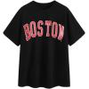 imageAvanova Womens Graphic Letter Print Short Sleeve TShirts Crewneck Casual Summer Cute Tees TopsBlack C