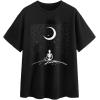 imageAvanova Womens Graphic Letter Print Short Sleeve TShirts Crewneck Casual Summer Cute Tees TopsBlack Y