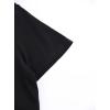 imageAvanova Womens Graphic Letter Print Short Sleeve TShirts Crewneck Casual Summer Cute Tees TopsBlack Yn