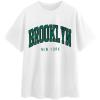 imageAvanova Womens Graphic Letter Print Short Sleeve TShirts Crewneck Casual Summer Cute Tees TopsWhite D