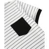 imageAvanova Womens Graphic Letter Print Short Sleeve TShirts Crewneck Casual Summer Cute Tees TopsWhite Striped