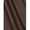 imageAvanova Womens Long Sleeve Square Neck Crop Top Twist Front Asymmetrical ShirtBrown W01