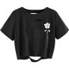 Black Floral-e