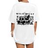 imageAvanova Women Graphic Oversized TShirt Short Sleeve Letter Print Loose Tee TopWhite Ww