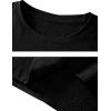 imageAvanova Women Graphic Letter Print Oversized T Shirt Short Sleeve Casual Summer Loose Fit Tee TopBlack Letter