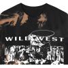 imageAvanova Women Graphic Letter Print Oversized T Shirt Short Sleeve Casual Summer Loose Fit Tee TopTie Dye West