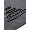 imageAvanova Women Los Angeles Graphic Distressed Oversized Crop Top Short Sleeve Ripped Boxy Loose Tee ShirtA Dark Grey