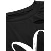 imageAvanova Women Los Angeles Graphic Distressed Oversized Crop Top Short Sleeve Ripped Boxy Loose Tee ShirtBlack Heart