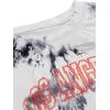 imageAvanova Women Los Angeles Graphic Distressed Oversized Crop Top Short Sleeve Ripped Boxy Loose Tee ShirtTie Dye Grey