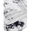 imageAvanova Women Los Angeles Graphic Distressed Oversized Crop Top Short Sleeve Ripped Boxy Loose Tee ShirtTie Dye Grey