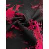 imageAvanova Women Los Angeles Graphic Distressed Oversized Crop Top Short Sleeve Ripped Boxy Loose Tee ShirtTie Dye Red