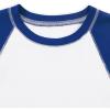 imageAvanova Women Raglan Colorblock Baby Tee Shirt Short Sleeve Summer Casual TopsBlue