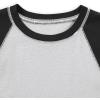 imageAvanova Women Raglan Colorblock Baby Tee Shirt Short Sleeve Summer Casual TopsGrey