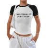 imageAvanova Women Raglan Colorblock Baby Tee Shirt Short Sleeve Summer Casual TopsWhite Gril