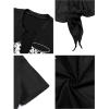 imageAvanova Women Sexy Tie Front Crop Tops Short Sleeve Summer Casual Club Tee ShirtBlack Lx03
