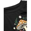 imageAvanova Women Skull Finger Graphic Distressed Tee Shirt Ripped Short Sleeve Crop TopsBlack Lx07