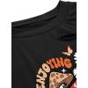 imageAvanova Women Skull Finger Graphic Distressed Tee Shirt Ripped Short Sleeve Crop TopsBlack Mushroom