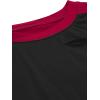 imageAvanova Women Skull Finger Graphic Distressed Tee Shirt Ripped Short Sleeve Crop TopsBlack Red