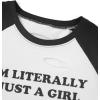 imageAvanova Women Skull Finger Graphic Distressed Tee Shirt Ripped Short Sleeve Crop TopsBlack White B