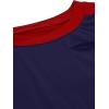 imageAvanova Women Skull Finger Graphic Distressed Tee Shirt Ripped Short Sleeve Crop TopsBlue Red