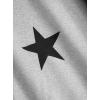 imageAvanova Women Star Graphic Raglan Long Sleeve Tee Shirt Color Block Loose TopBlue Grey Black