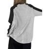 imageAvanova Women Star Graphic Raglan Long Sleeve Tee Shirt Color Block Loose TopBlue Grey Black