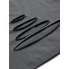 imageAvanova Women Sun Moon Graphic Distressed Crop Top Oversized Short Sleeve Ripped Tee ShirtDark Grey
