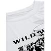 imageAvanova Women Sun Moon Graphic Distressed Crop Top Oversized Short Sleeve Ripped Tee ShirtWhite Wild