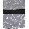 imageAvanova Women Ditsy Floral Bohemia Mesh Mermaid Skirt High Waist Summer Midi SkirtsBlack Floral