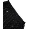 imageAvanova Women Ditsy Floral Bohemia Mesh Mermaid Skirt High Waist Summer Midi SkirtsBlack Glitter