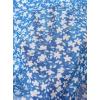 imageAvanova Women Ditsy Floral Bohemia Mesh Mermaid Skirt High Waist Summer Midi SkirtsBlue Floral
