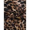 imageAvanova Women Ditsy Floral Bohemia Mesh Mermaid Skirt High Waist Summer Midi SkirtsBrown Leopard