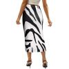 imageAvanova Women Floral Print Pencil Midi Skirt High Waisted Tight Bodycon SkirtsBlack Lx02