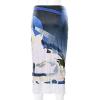 imageAvanova Women Floral Print Pencil Midi Skirt High Waisted Tight Bodycon SkirtsBlue