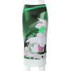 imageAvanova Women Floral Print Pencil Midi Skirt High Waisted Tight Bodycon SkirtsGreen