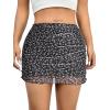 imageAvanova Women Mesh Bodycon Mini Skirt High Waist Ruched Summer Short SkirtBlack Lx06