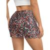 imageAvanova Women Mesh Bodycon Mini Skirt High Waist Ruched Summer Short SkirtDisty Multicolor