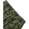 imageAvanova Women Mesh Knee Length Skirt High Waisted Elastic Summer Straight Midi SkirtsGreen Floral