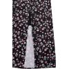 imageAvanova Womens Boho Leopard Print Thigh High Waist A Line Split Midi SkirtBlack Floral