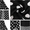 imageAvanova Womens Boho Leopard Print Thigh High Waist A Line Split Midi SkirtDot Black