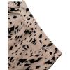 imageAvanova Womens Boho Leopard Print Thigh High Waist A Line Split Midi SkirtKhaki Leopard