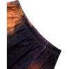 imageAvanova Womens Boho Leopard Print Thigh High Waist A Line Split Midi SkirtTie Dye Purple