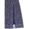 imageAvanova Womens Mesh Slit Split Long Skirts High Waisted Sexy Summer Maxi SkirtsBlue Floral B