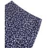 imageAvanova Womens Mesh Slit Split Long Skirts High Waisted Sexy Summer Maxi SkirtsBlue Floral B
