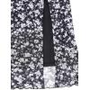 imageAvanova Womens Mesh Slit Split Long Skirts High Waisted Sexy Summer Maxi SkirtsFloral Black